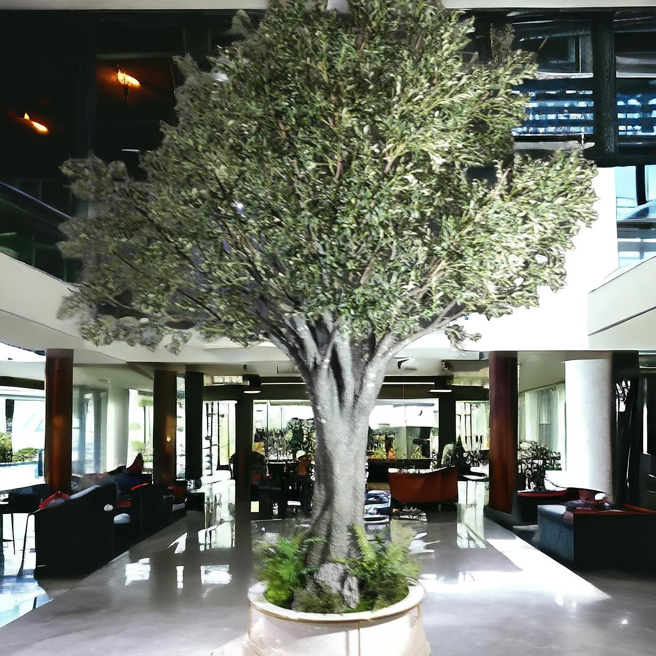 artificial exterior trees