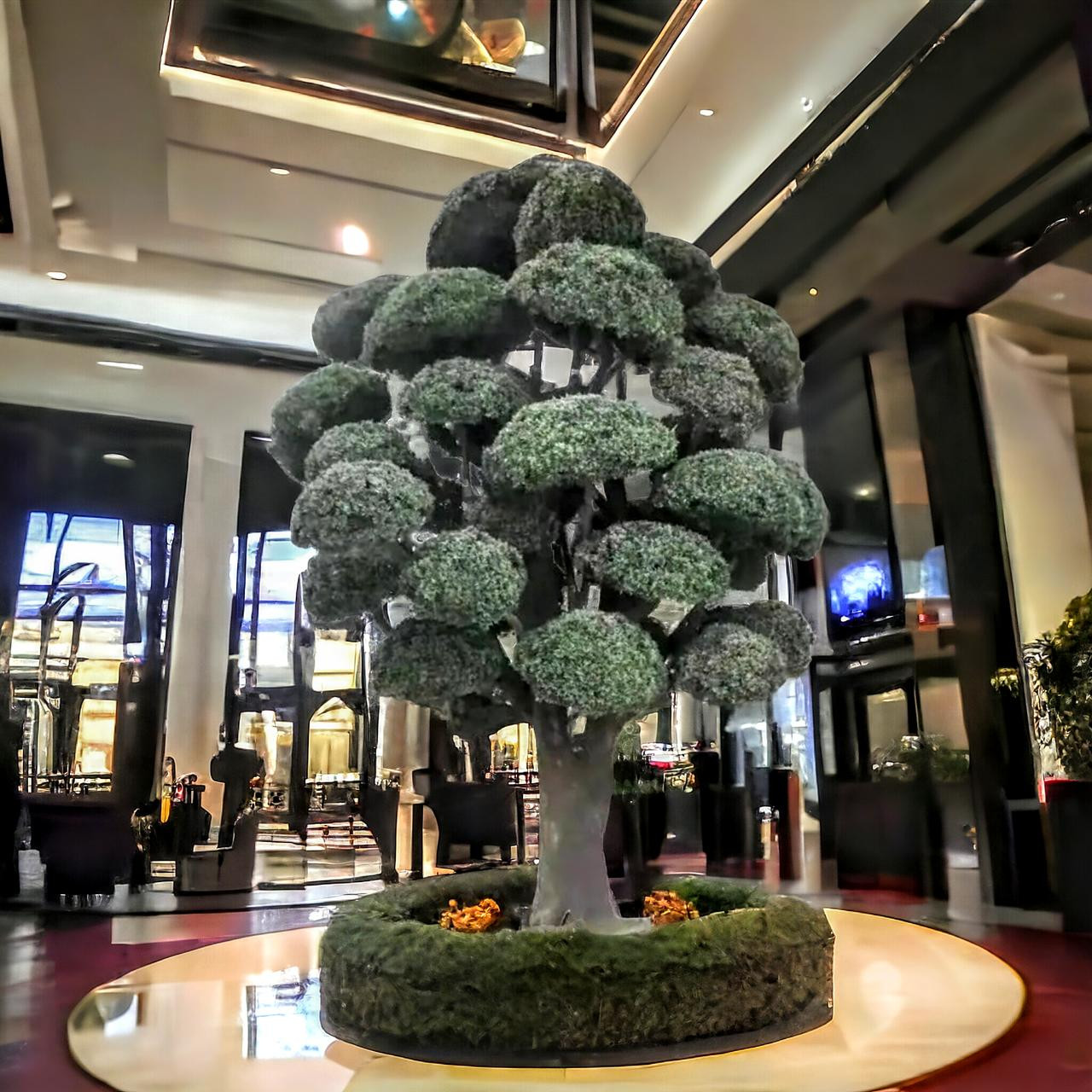 artificial topiary trees