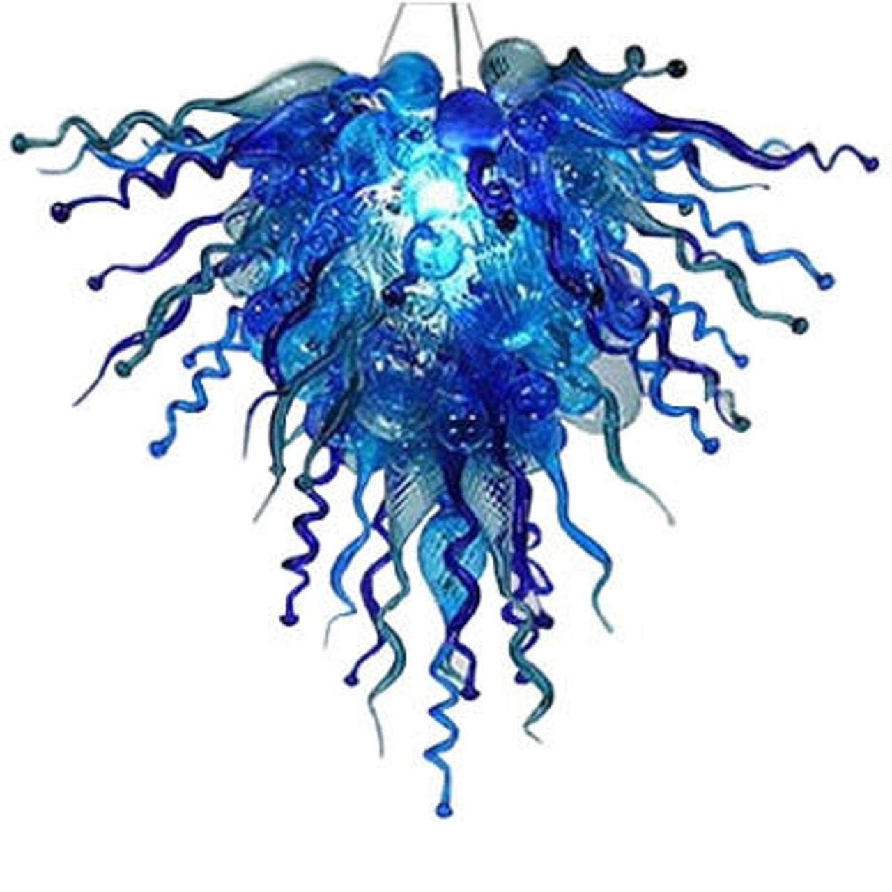 chihuly blue chandelier