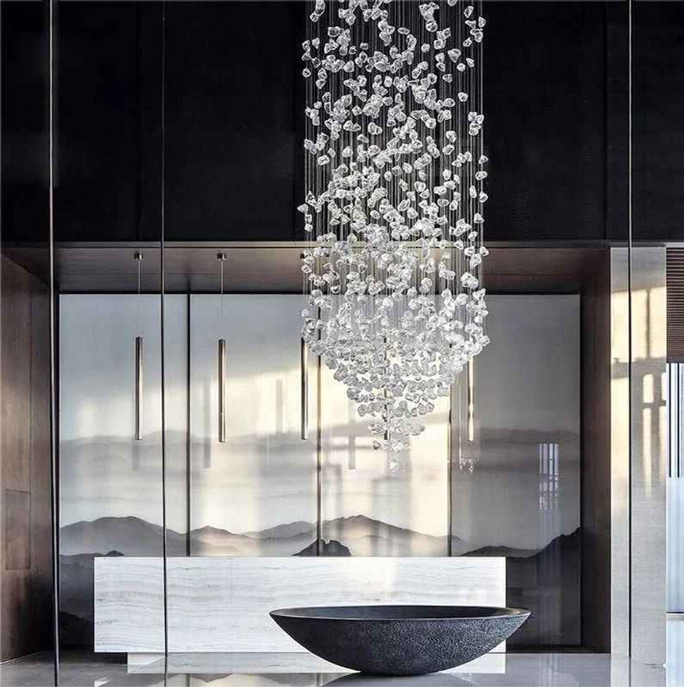 elegant crystal chandelier modern