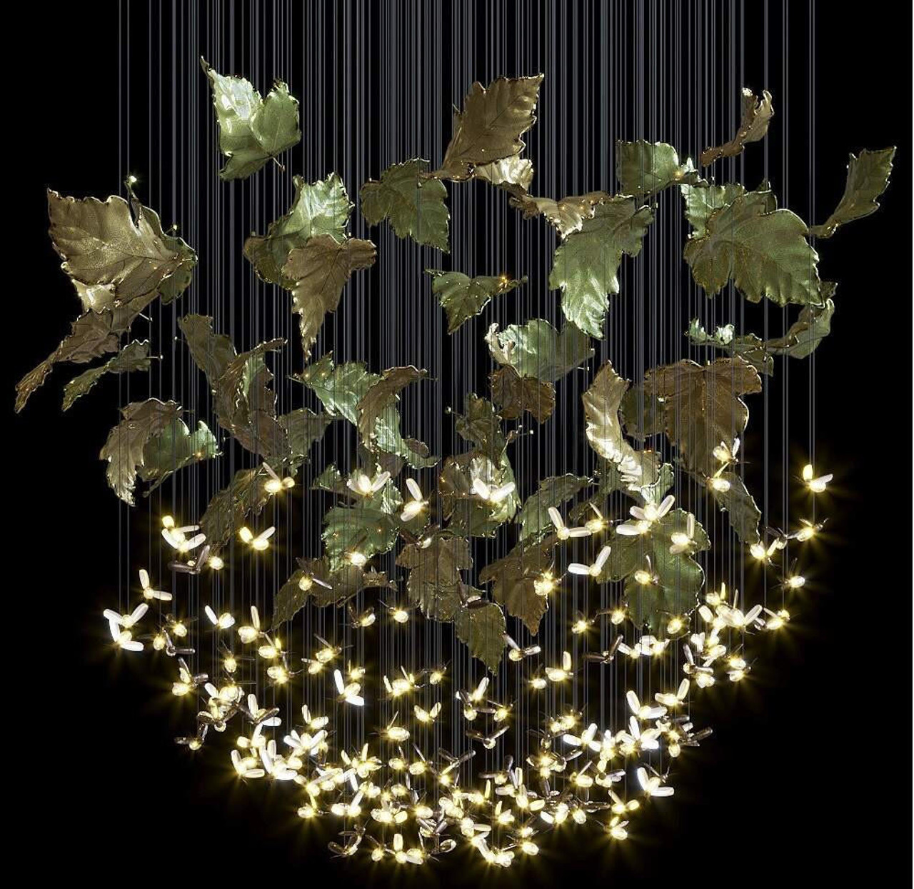 firefly chandelier light