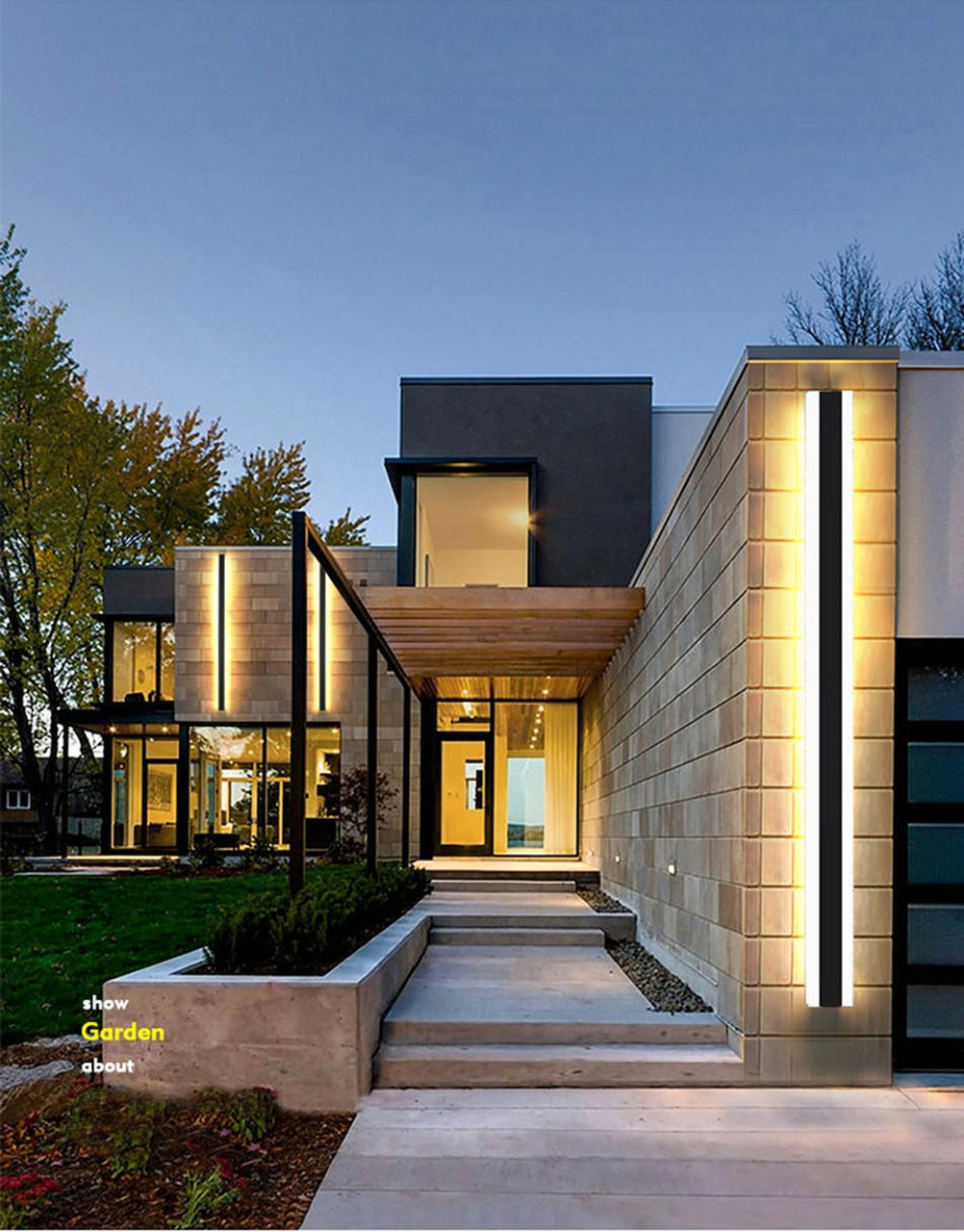 modern exterior lights for house