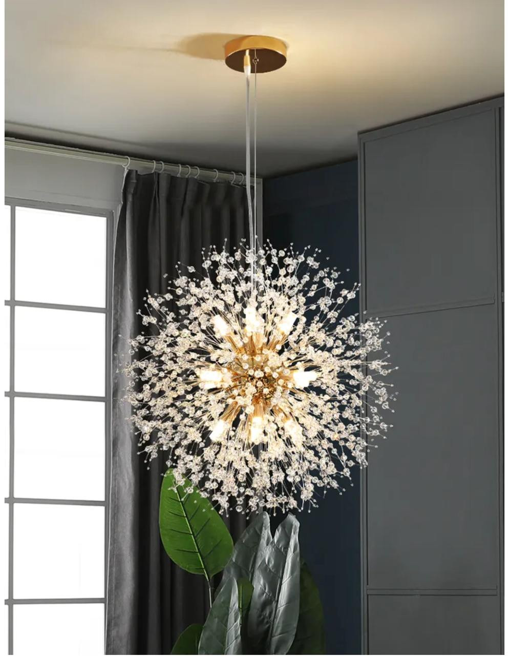 nordic dandelion chandelier