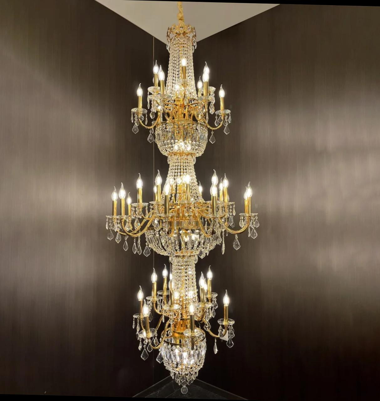 palladium empress crystal chandelier