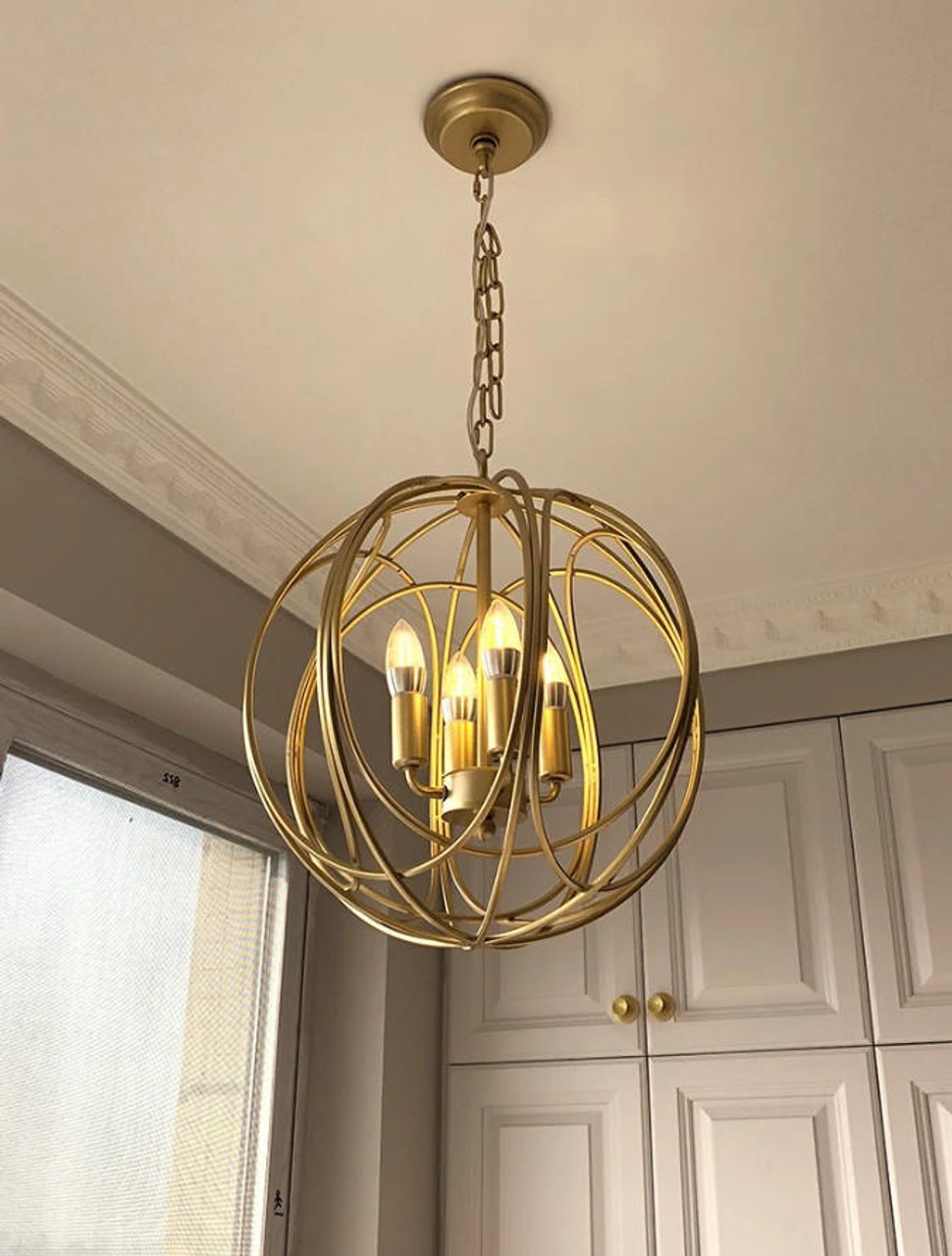 restoration hardware orb chandelier look alike