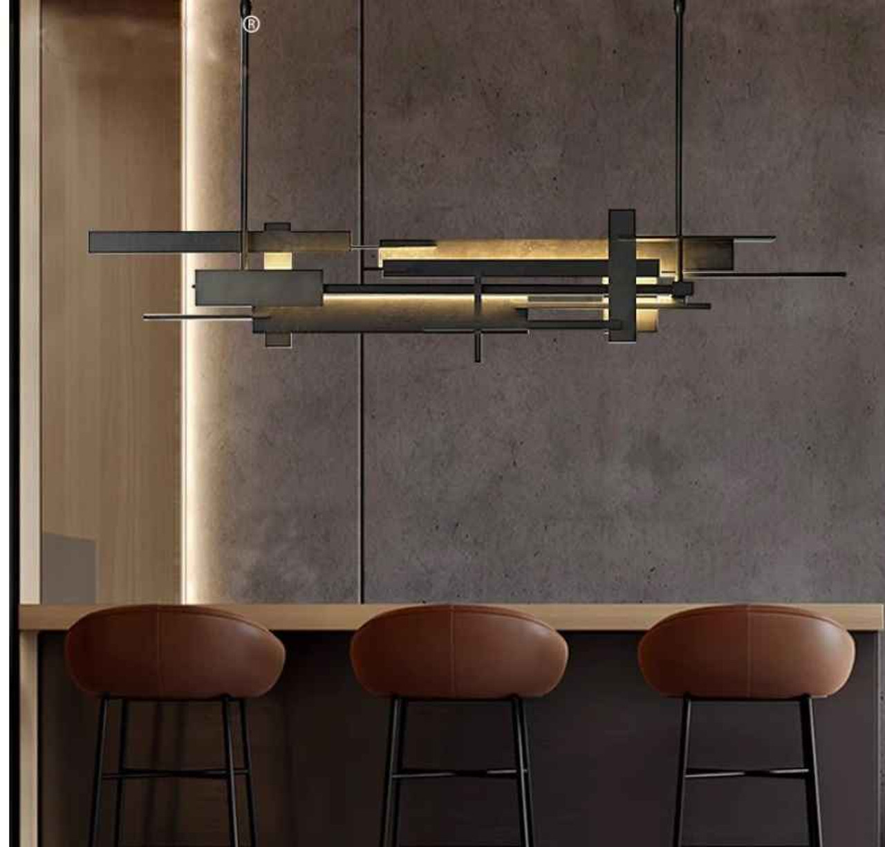 sethos rectangular chandelier