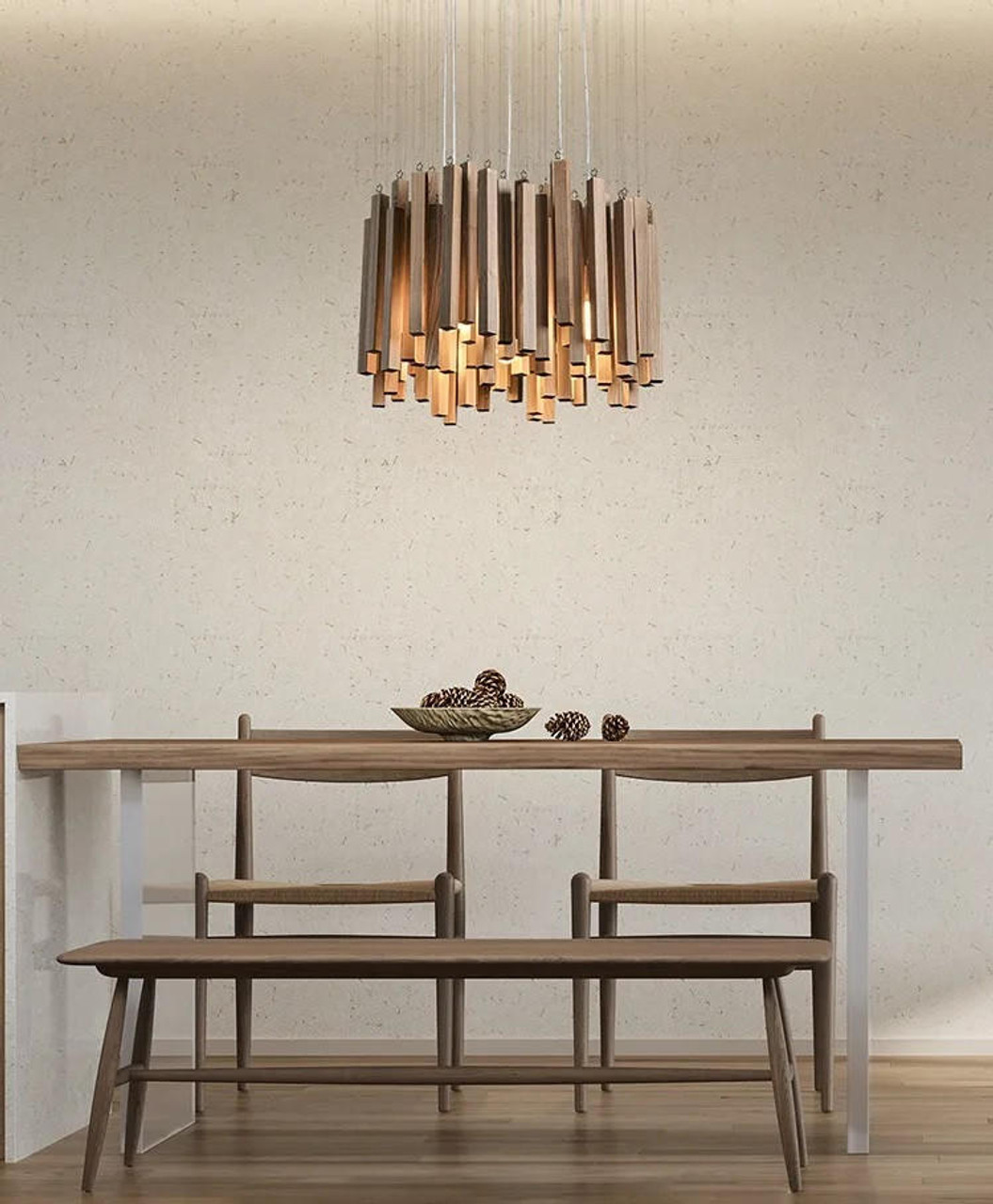 wooden pendant lamp